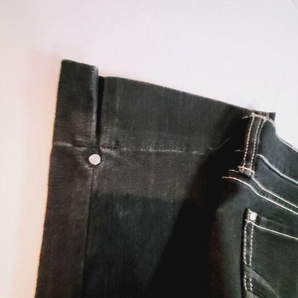 White House Black Market Black Pedal Pushers Capri's Size:6 - Picture 6 of 13